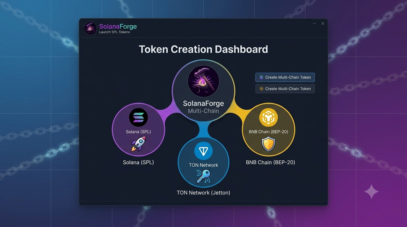 What Is SolanaForge? The No-Code Multi-Chain Token Creator
