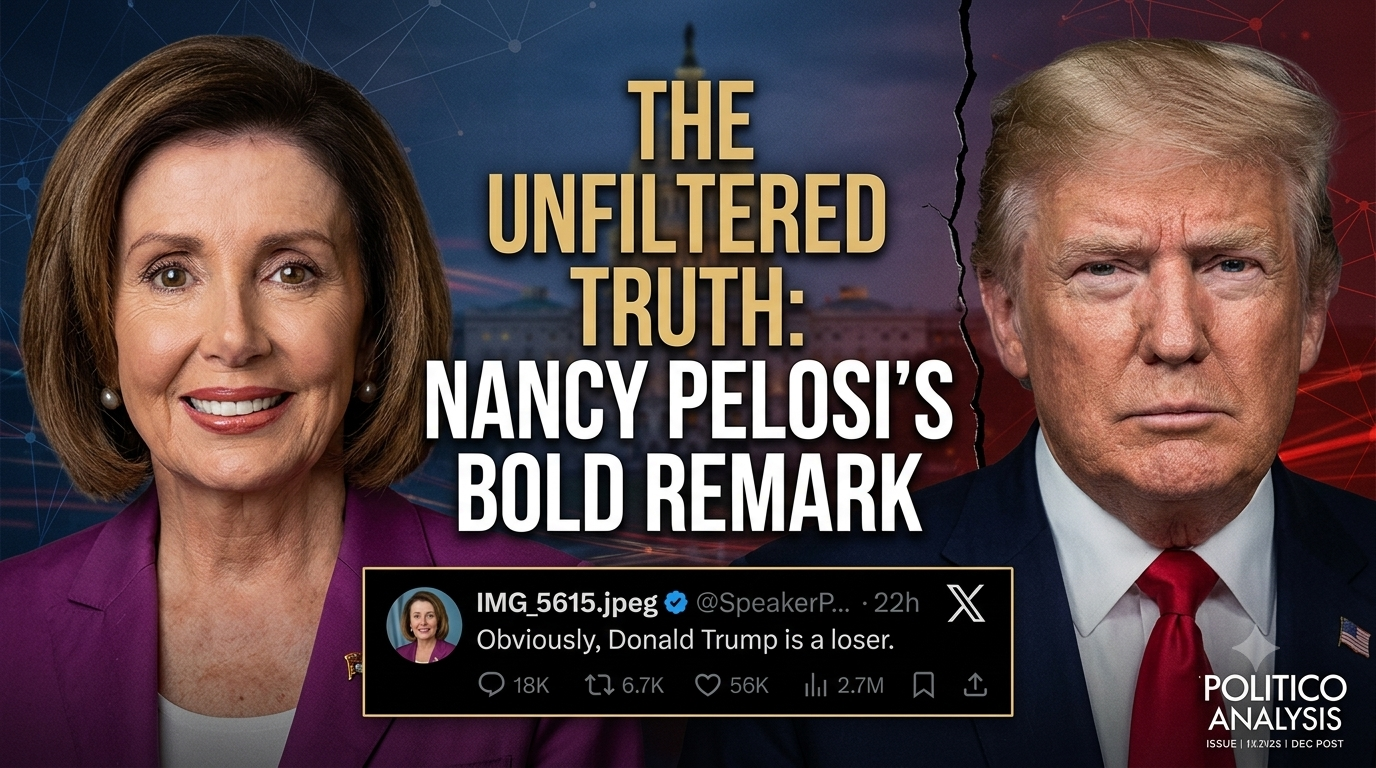 Nancy Pelosi Calls Trump a Loser: Political Reaction