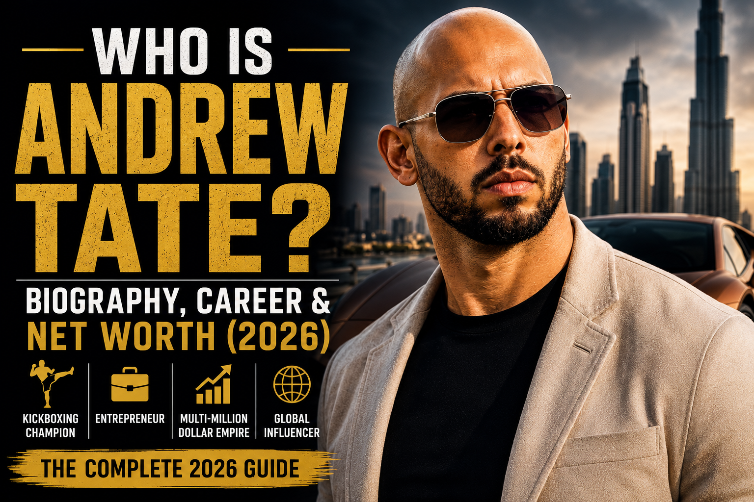 Who Is Andrew Tate? Biography, Career & Net Worth (2026)