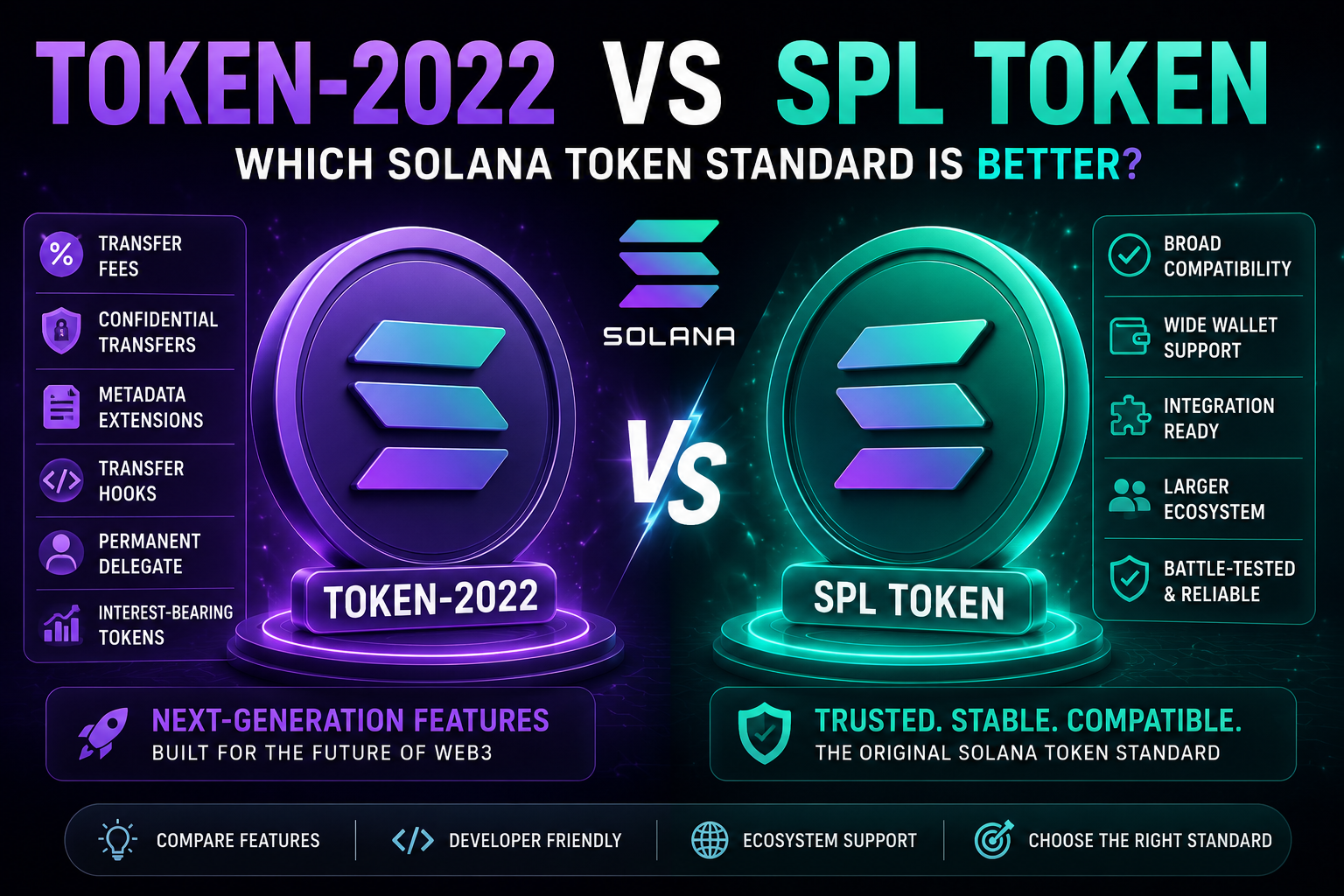 Token-2022 vs SPL Token: Which Solana Standard Is Better?